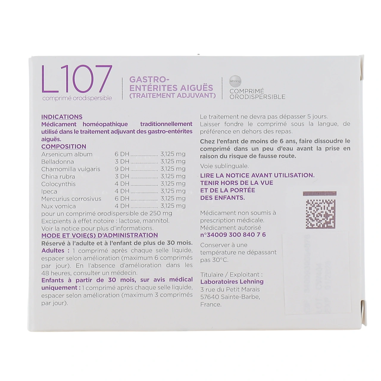 Lehning L107 - Vue 3