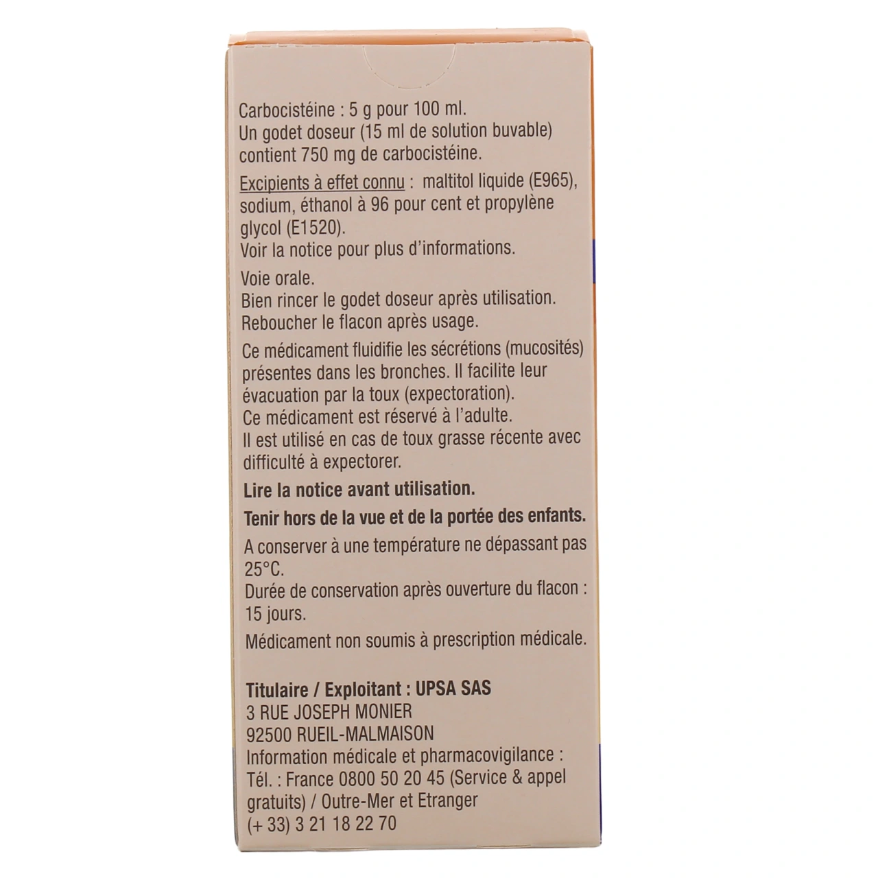 Carbocistéine - Vue 5