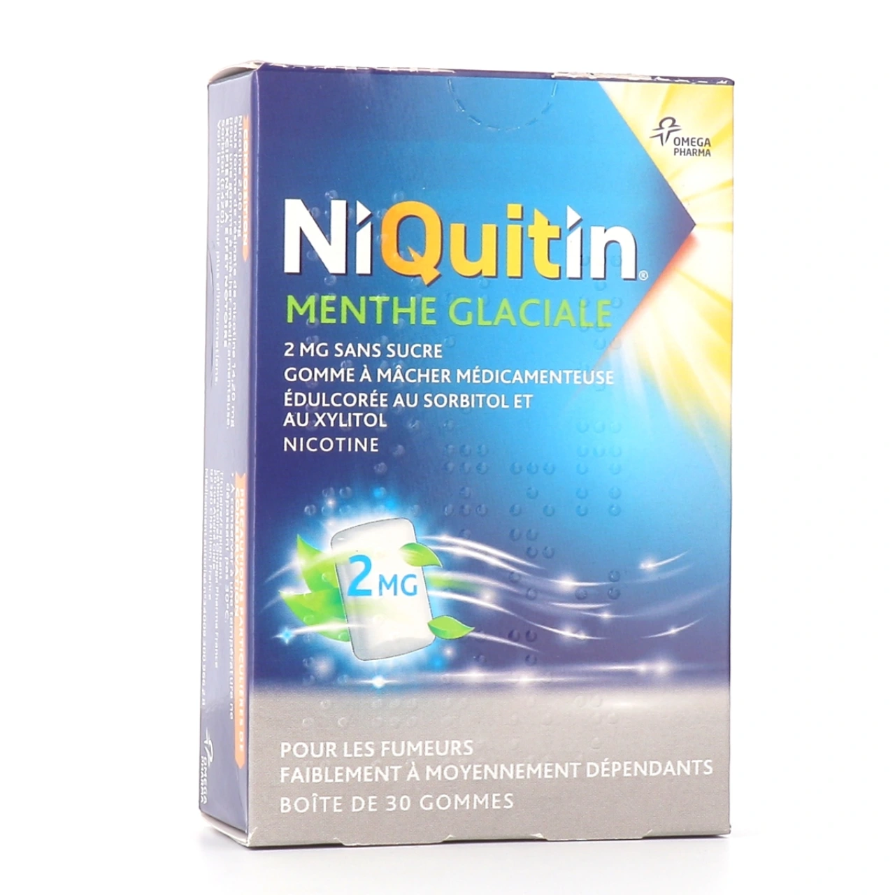 Niquitin 2mg menthe glaciale gommes - Vue 2