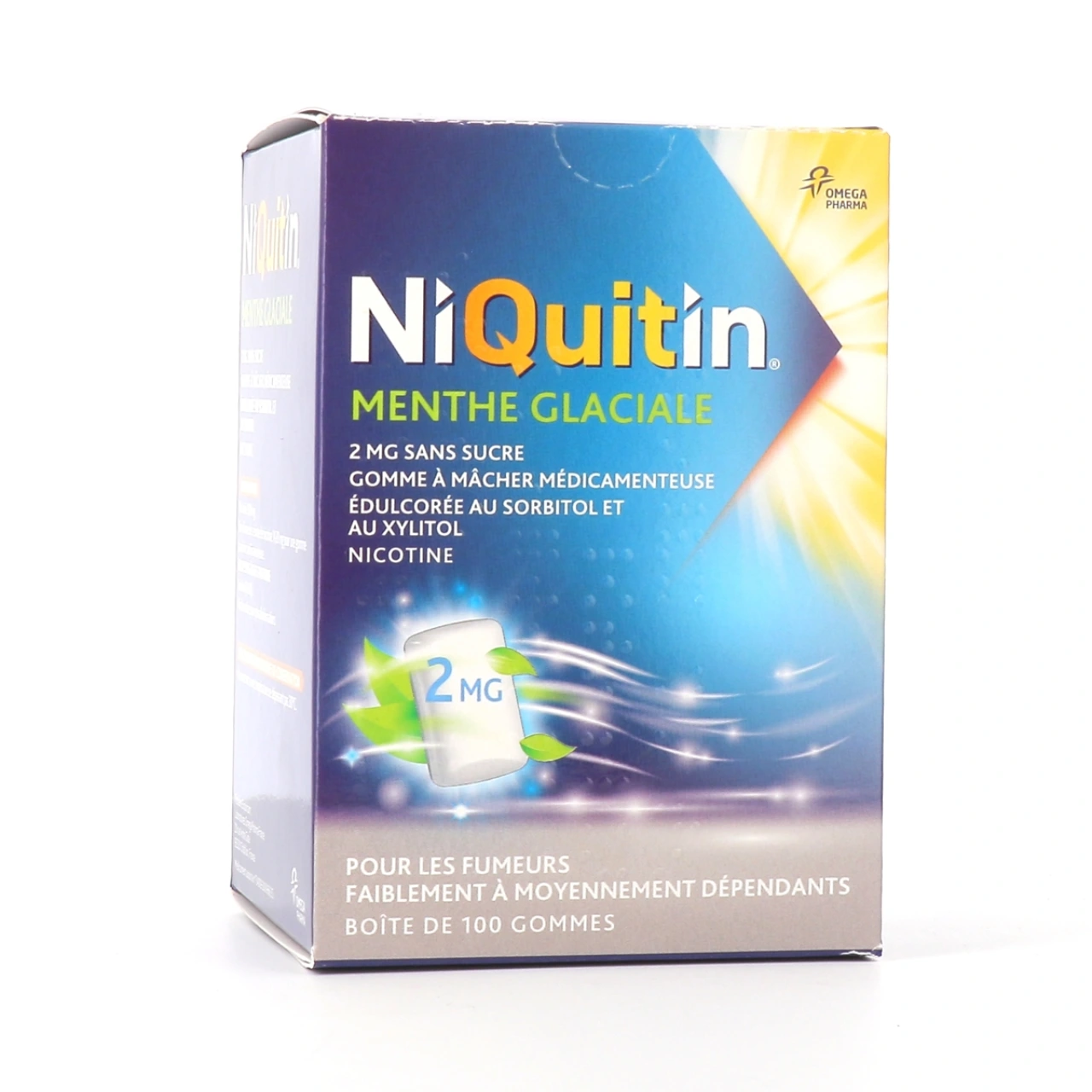Niquitin 2mg menthe glaciale gommes - Vue 4