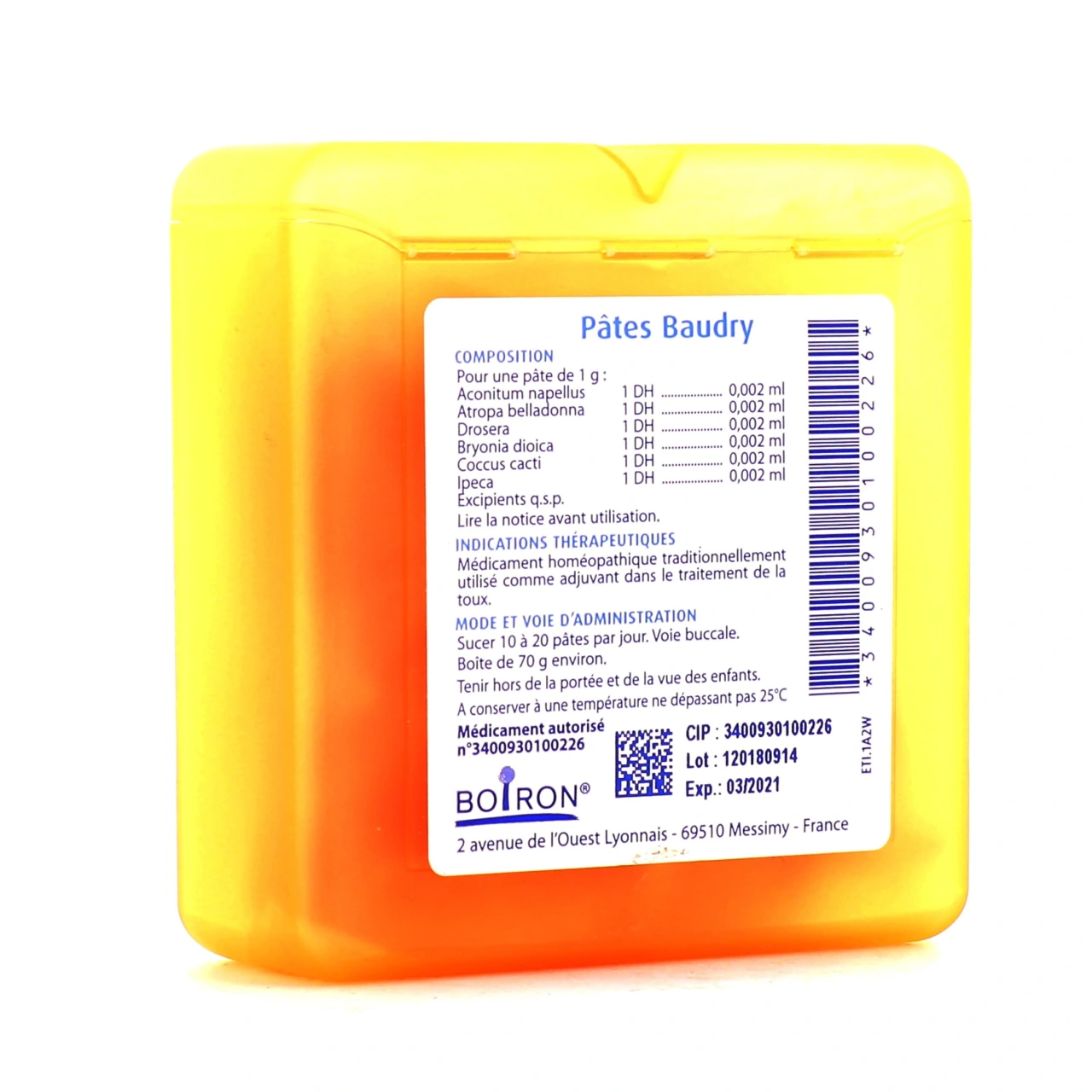 Boiron Pâtes Baudry - Vue 5