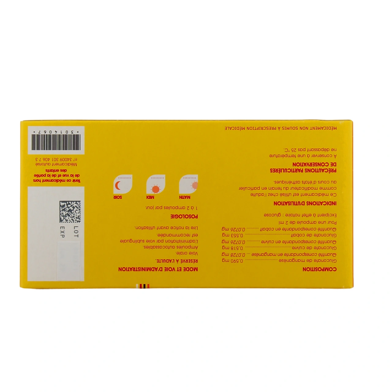 Oligosol Manganèse Cuivre Cobalt - Vue 3