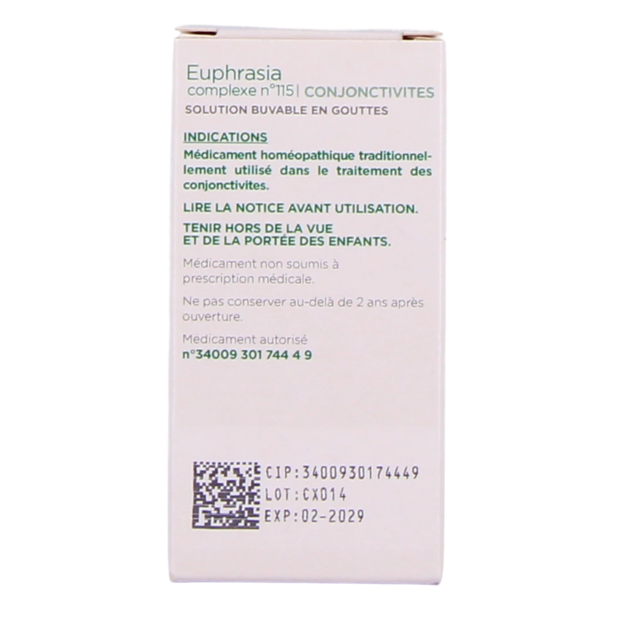 Lehning Euphrasia Complexe 115 Solution buvable - Vue 3