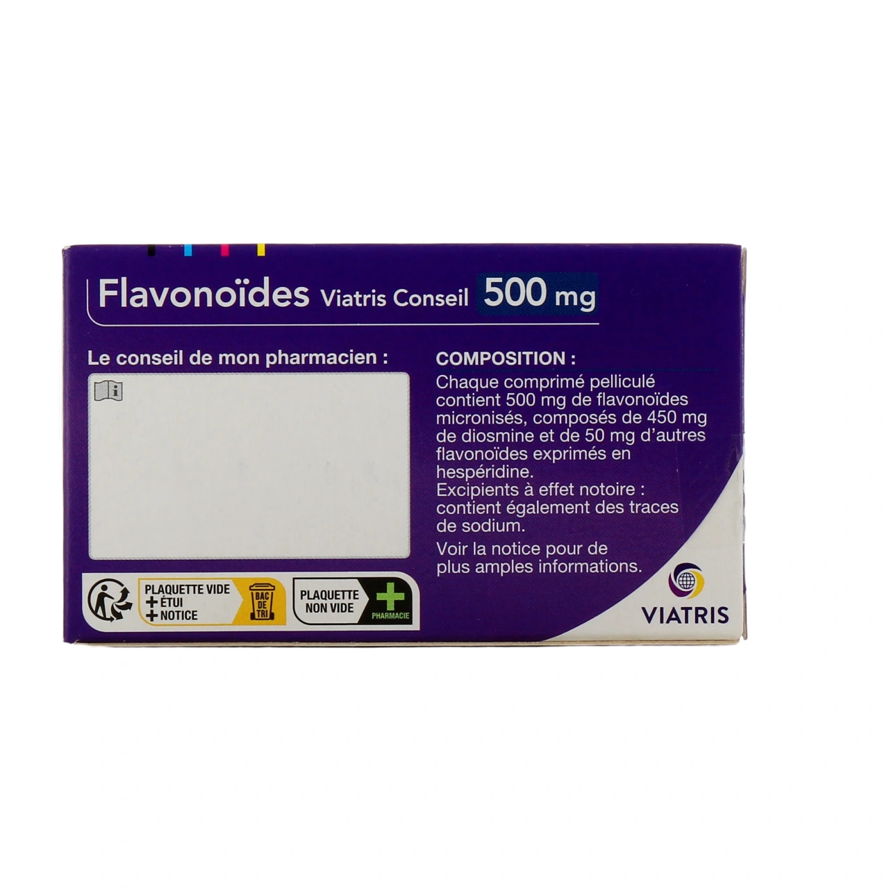 Flavonoides 500mg - Vue 3