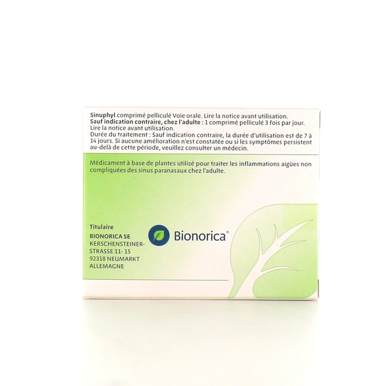 Boiron Sinuphyl Rhinosinusite aiguë non compliquée - Vue 2