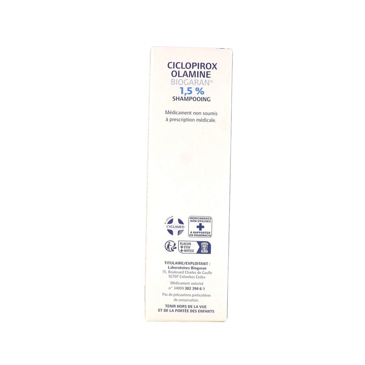 Ciclopirox Olamine Shampooing - Vue 5