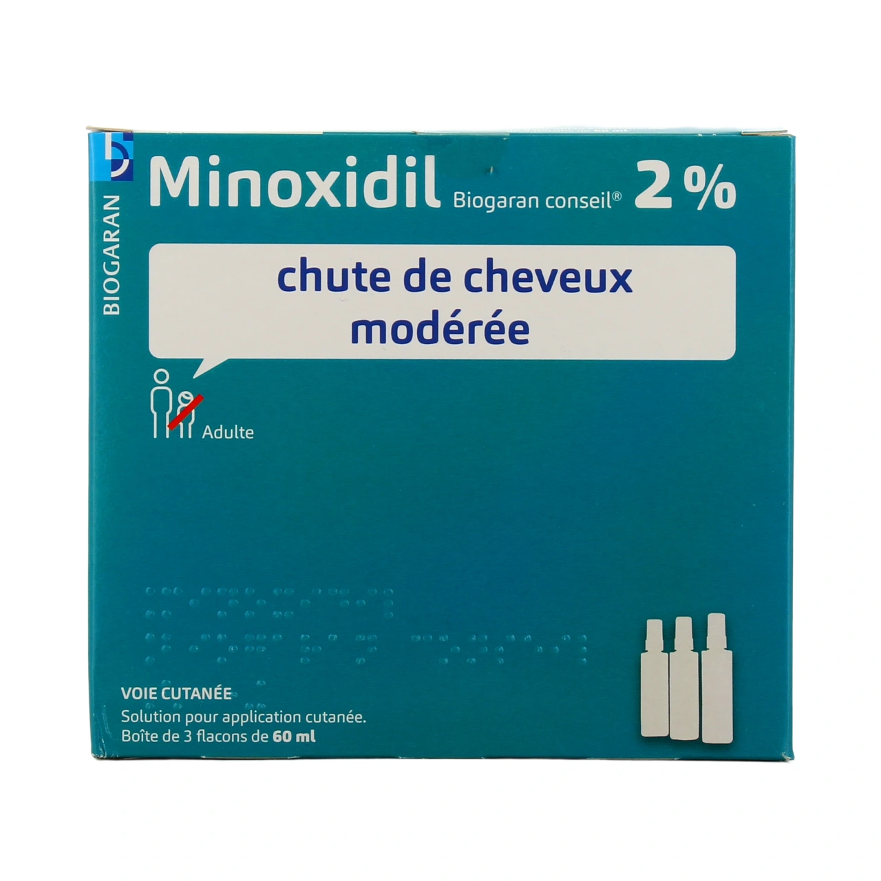 Minoxidil 2% 3x60 ml - Vue 10