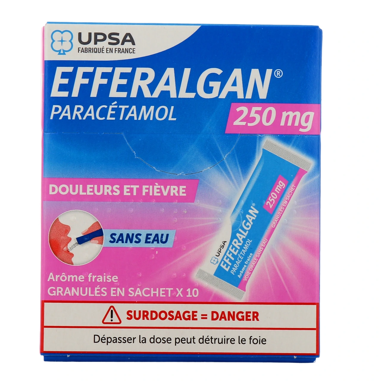 Efferalgan 250 mg - Vue 2