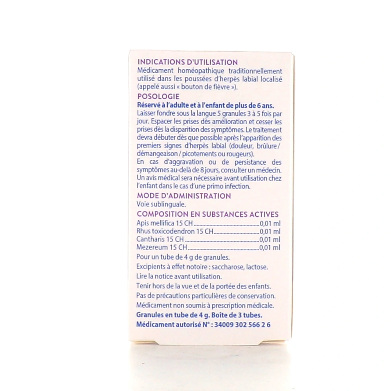 Boiron Labiameo Herpès Labial - Vue 5