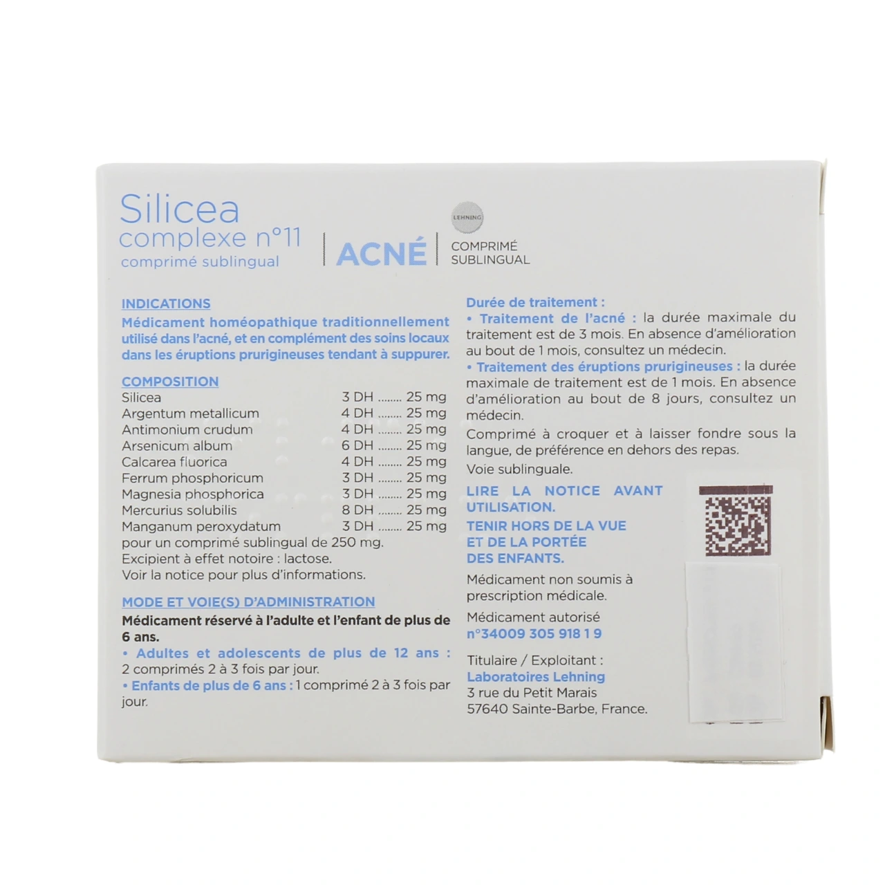 Silicea Acné Complexe N°11 - Vue 3