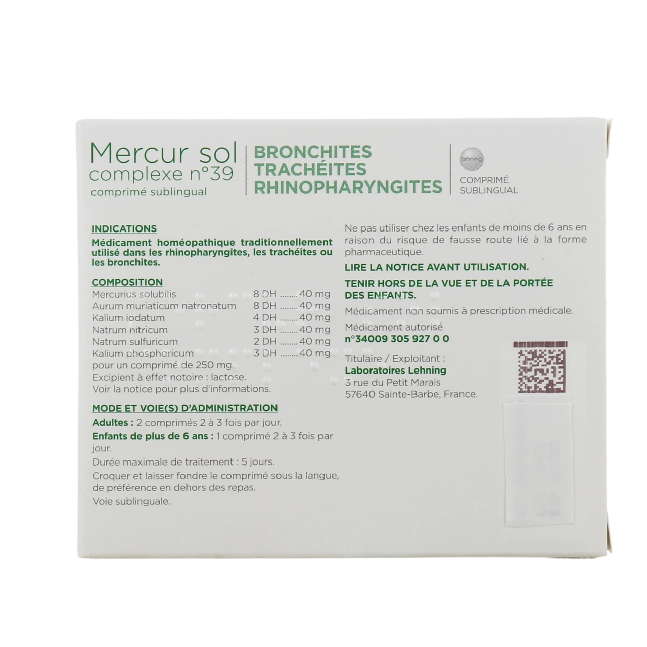 Lehning Mercur Sol complexe n°39 - Vue 3