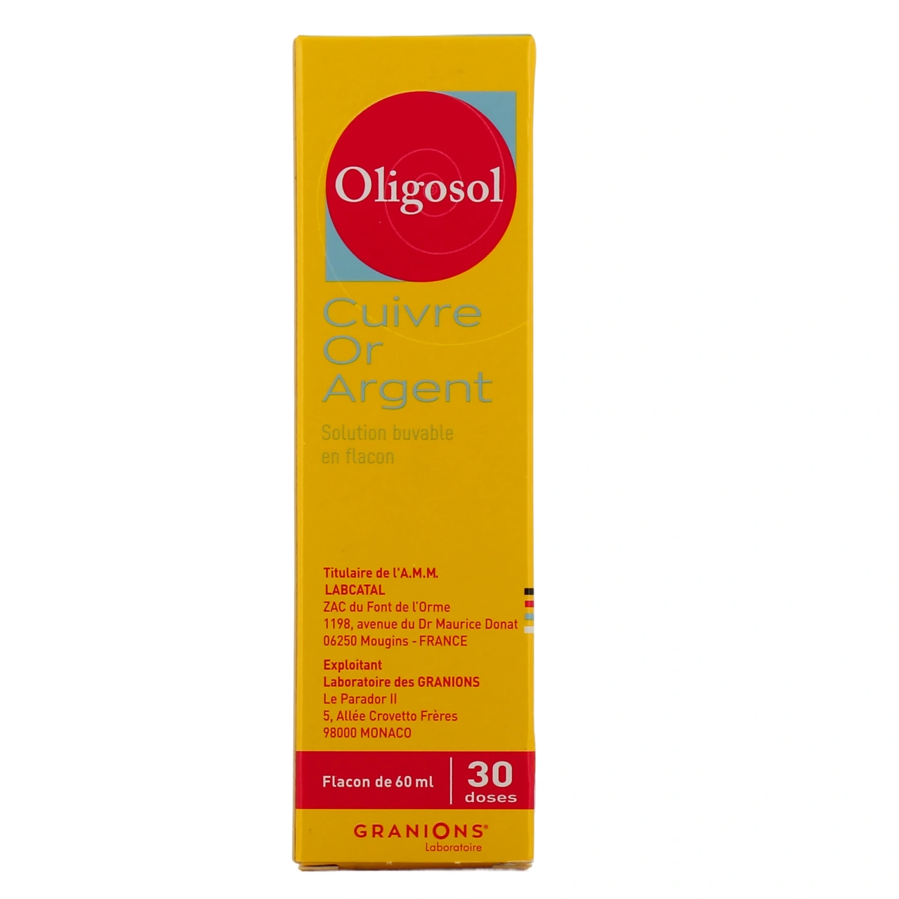 Oligosol Cuivre Or Argent - Vue 3