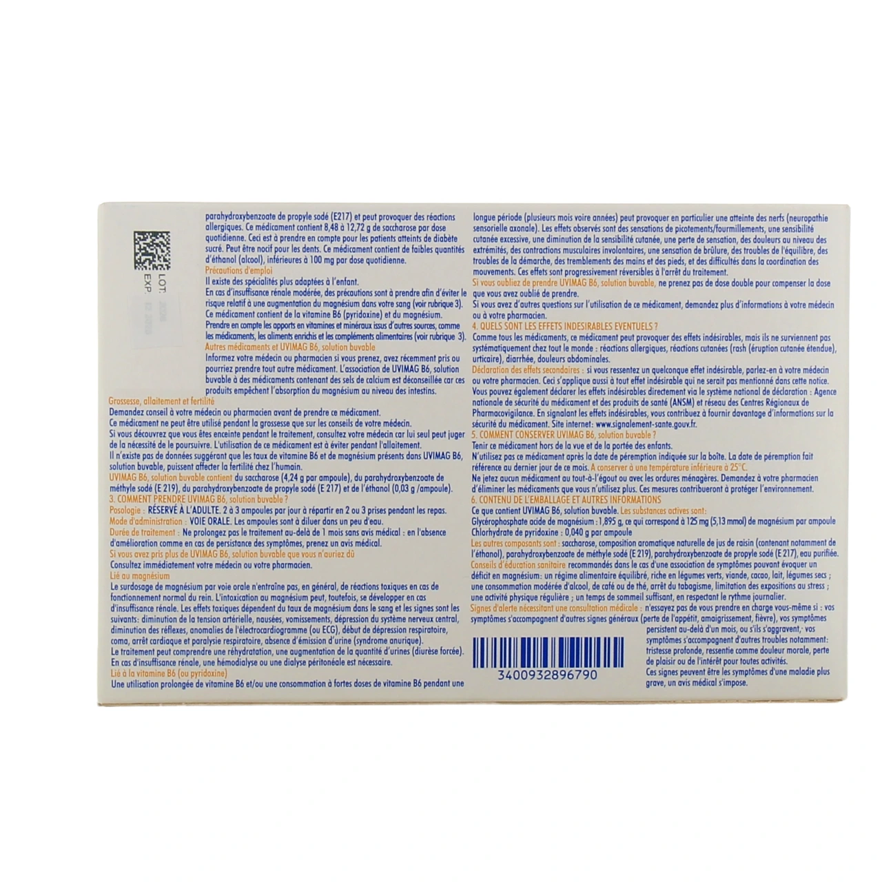 Uvimag B6 Solution Buvable - Vue 3