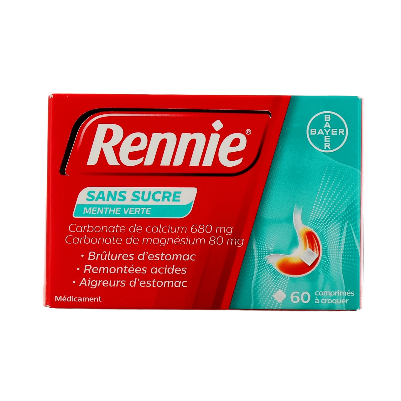 Rennie - Remontées acides et brûlures d'estomac - Vue 4