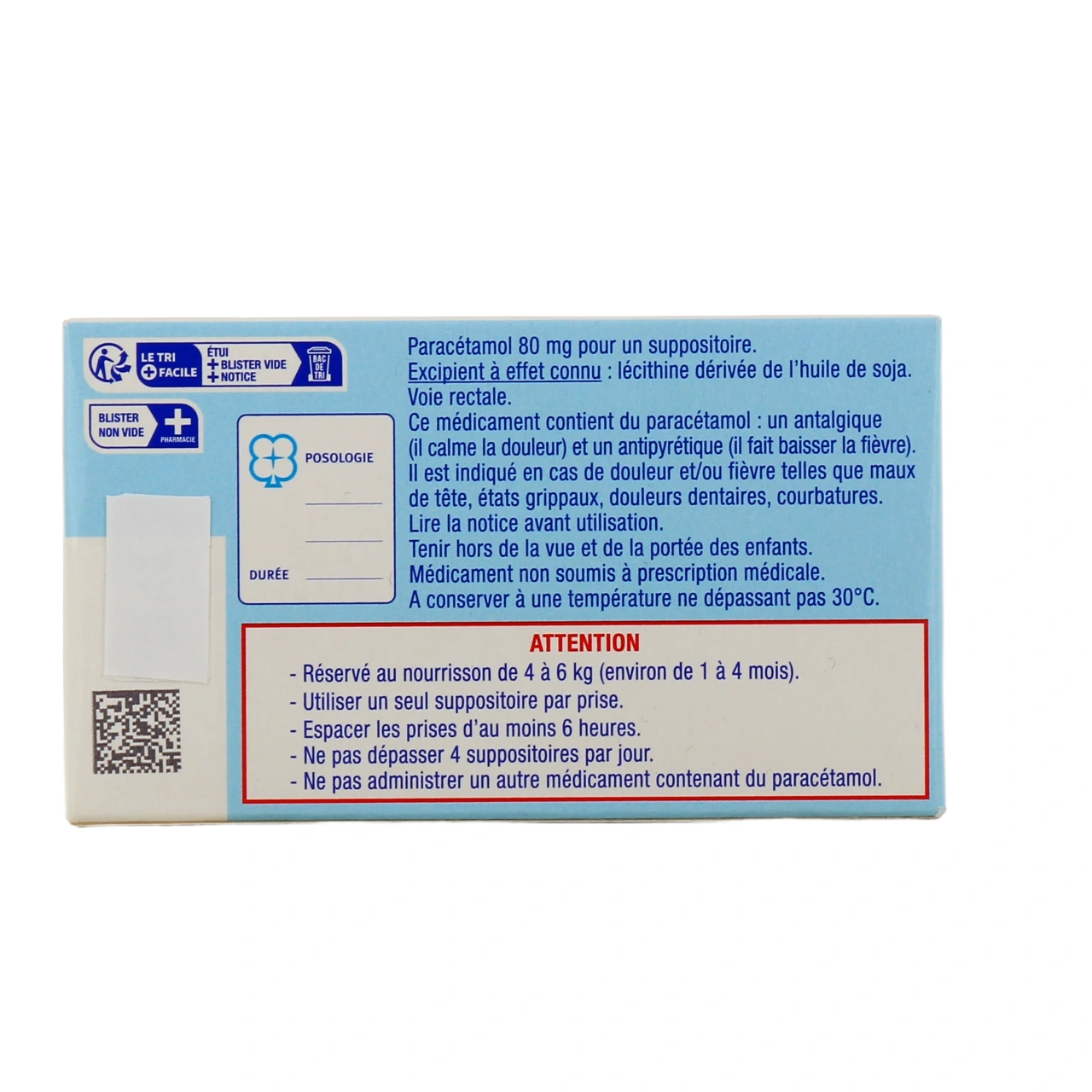 EfferalganMed 80 mg - Vue 6