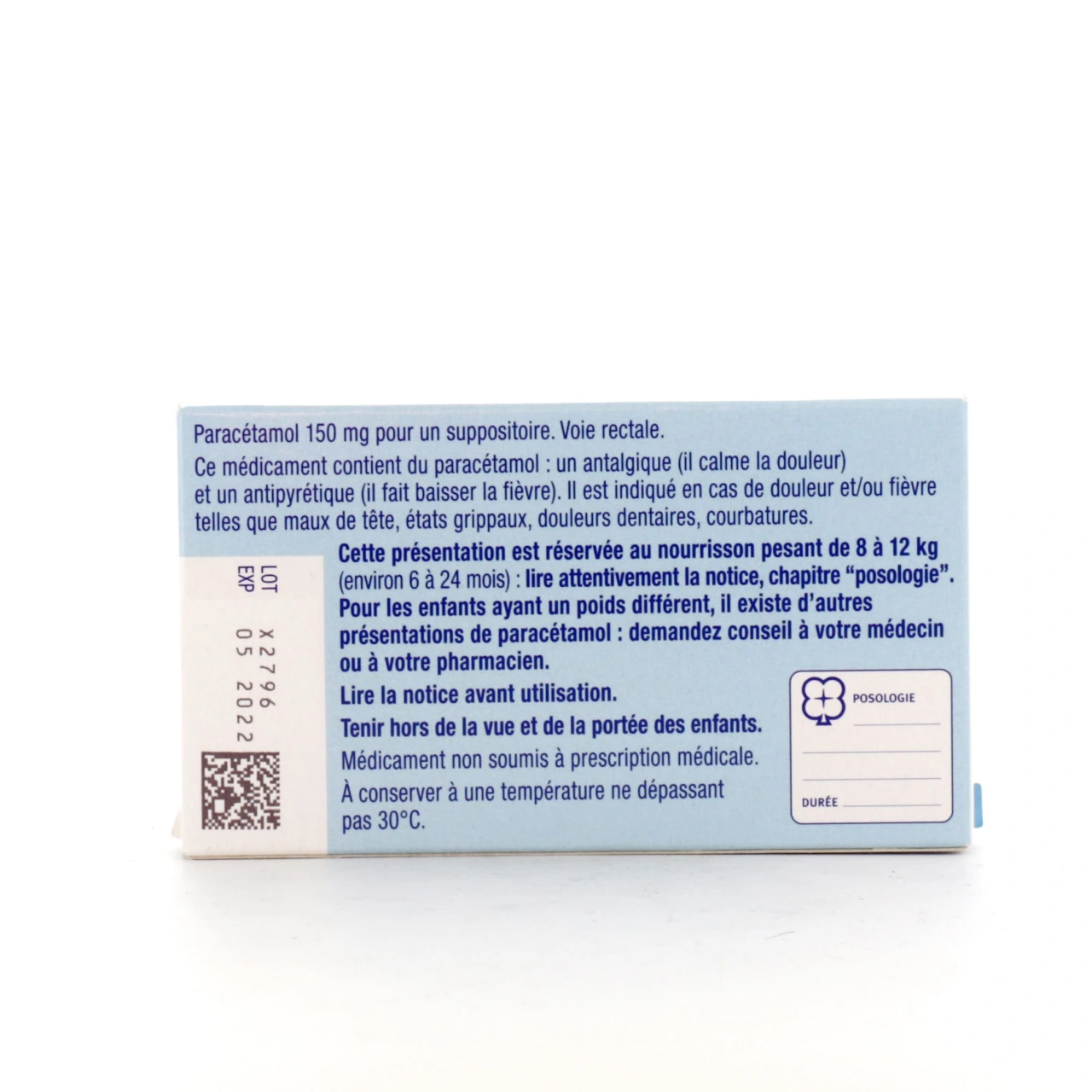 EfferalganMed 150 mg - Vue 2