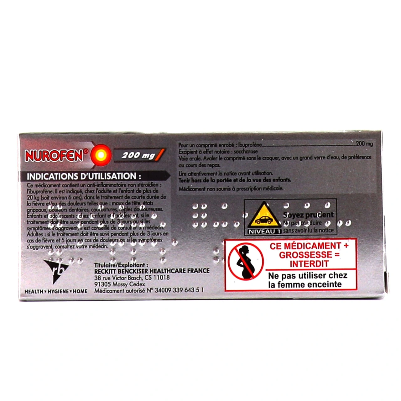 Nurofen 200 mg comprimés - Vue 4