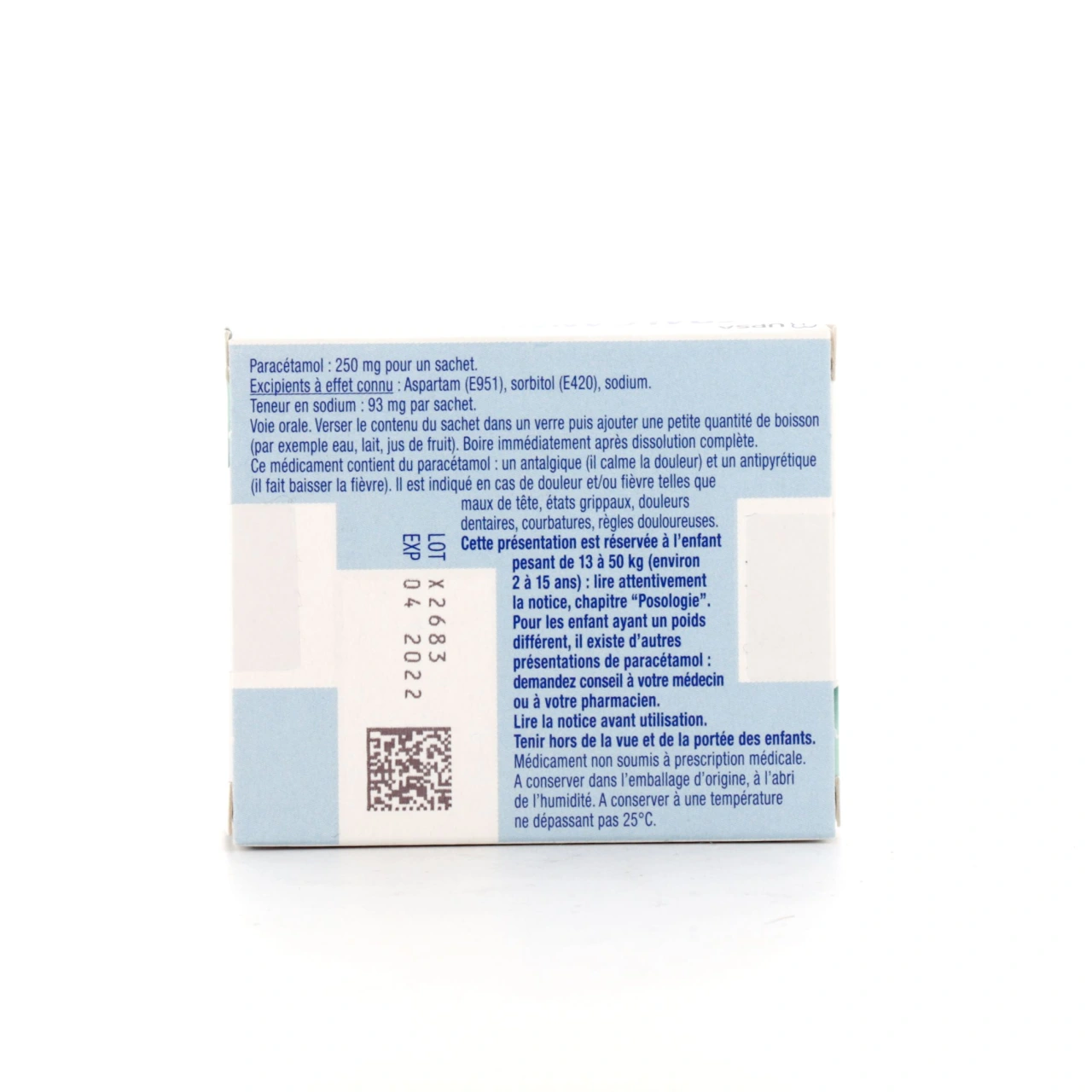 EfferalganMed 250 mg - Vue 4