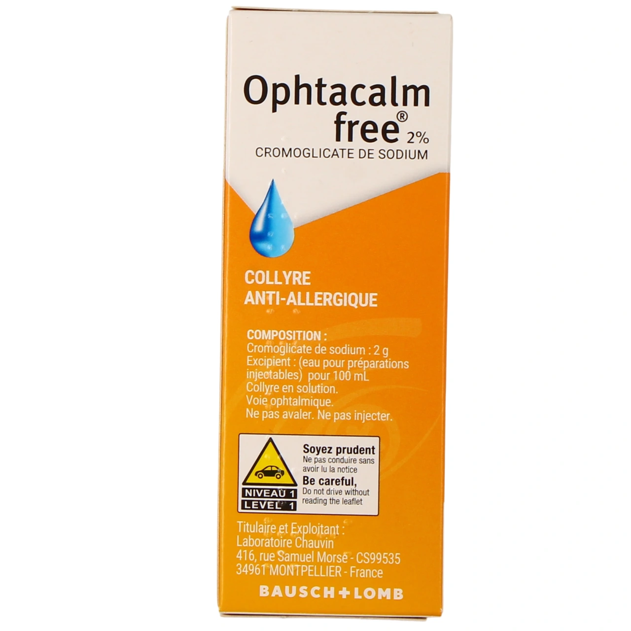 Ophtacalm Free 2% Collyre Anti-Allergique - Vue 3
