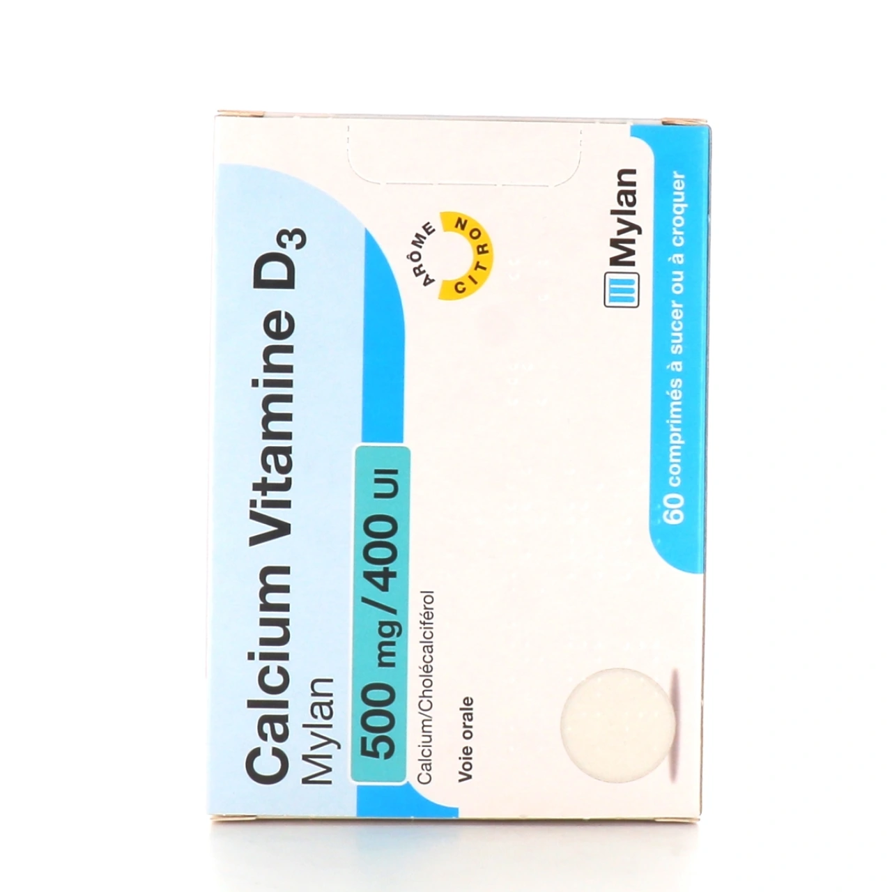 Calcium Vitamine D3 500 mg/400 UI Mylan - Mylan