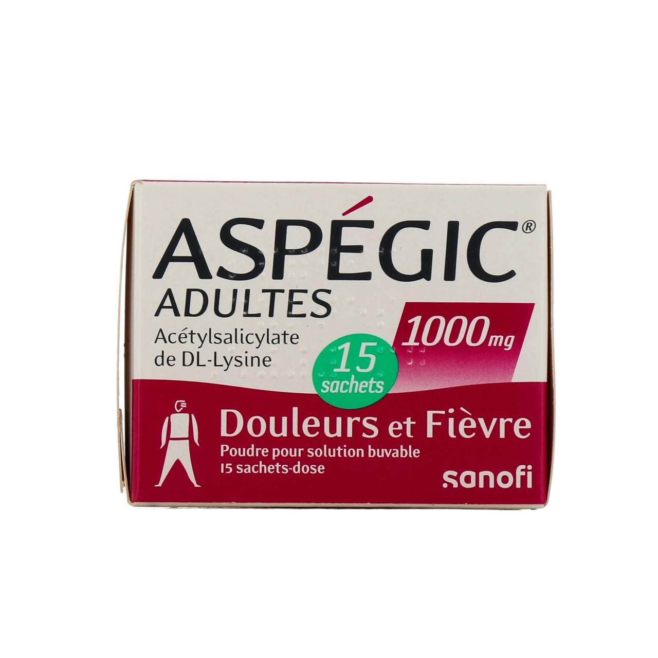 Aspégic Adulte 1000 mg - Vue 2