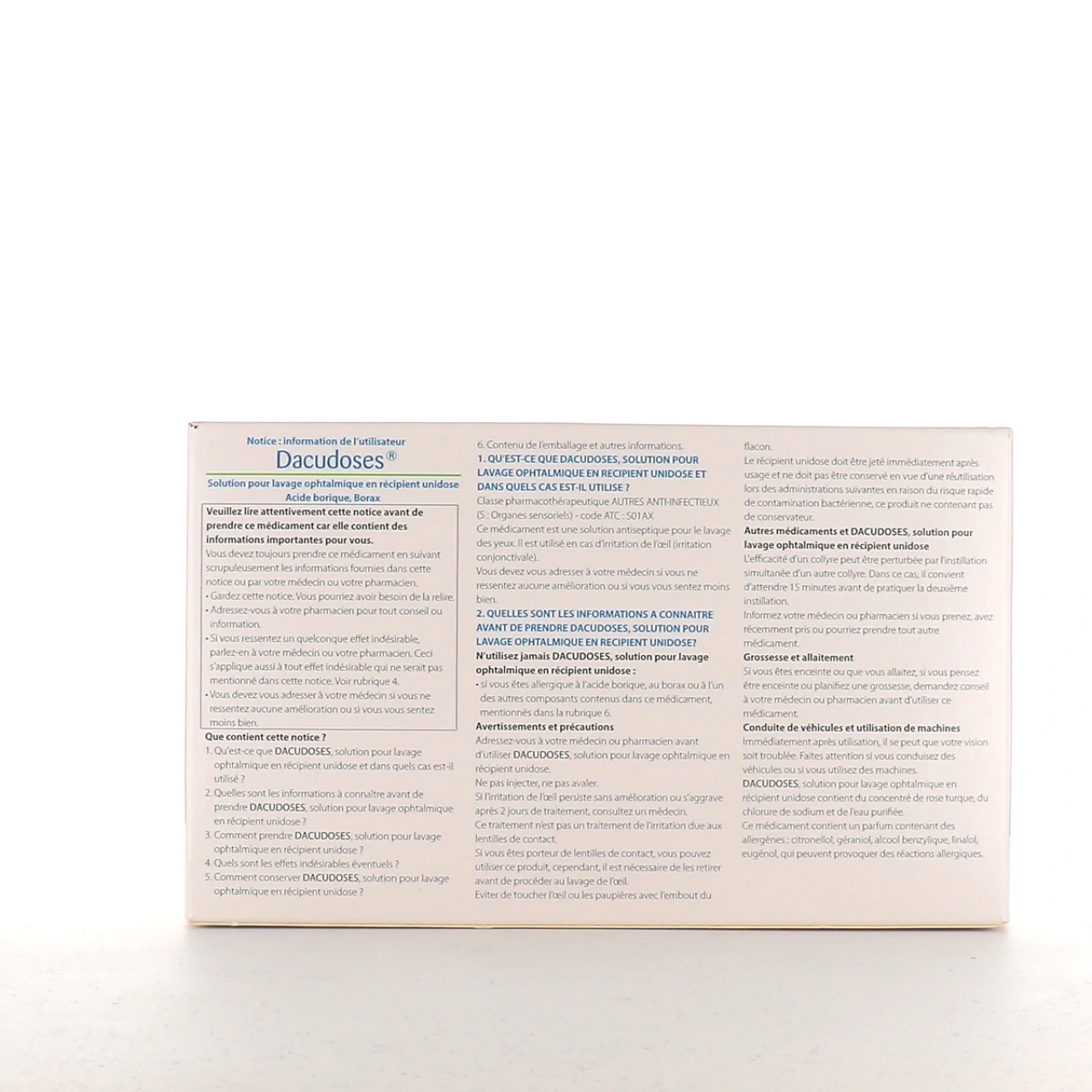 Dacudoses Lavage Oculaire - Vue 2