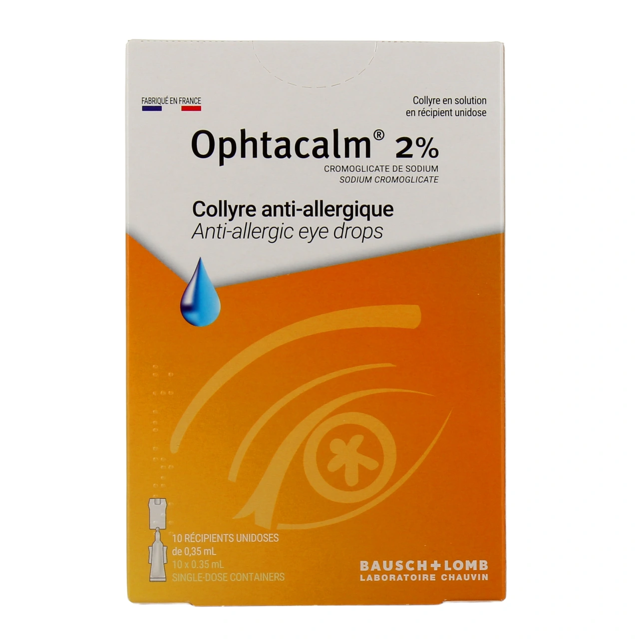 Ophtacalm 2% Collyre Anti-allergique - Vue 2