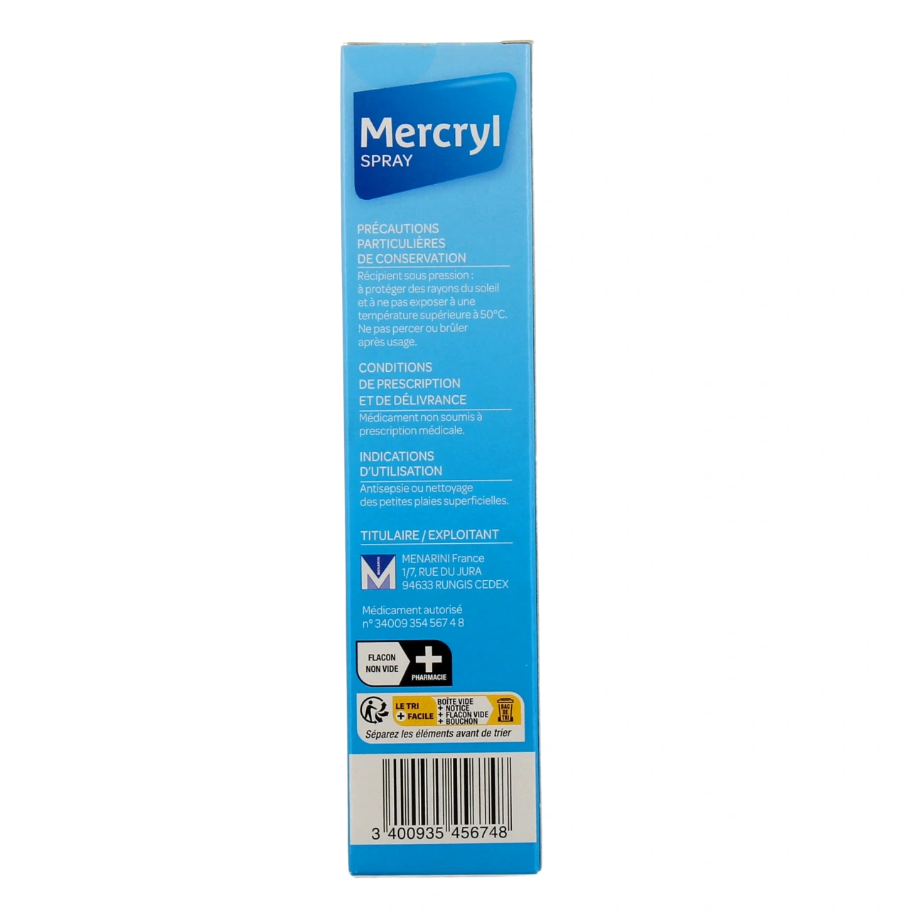 Mercryl Spray Antiseptique - Vue 3