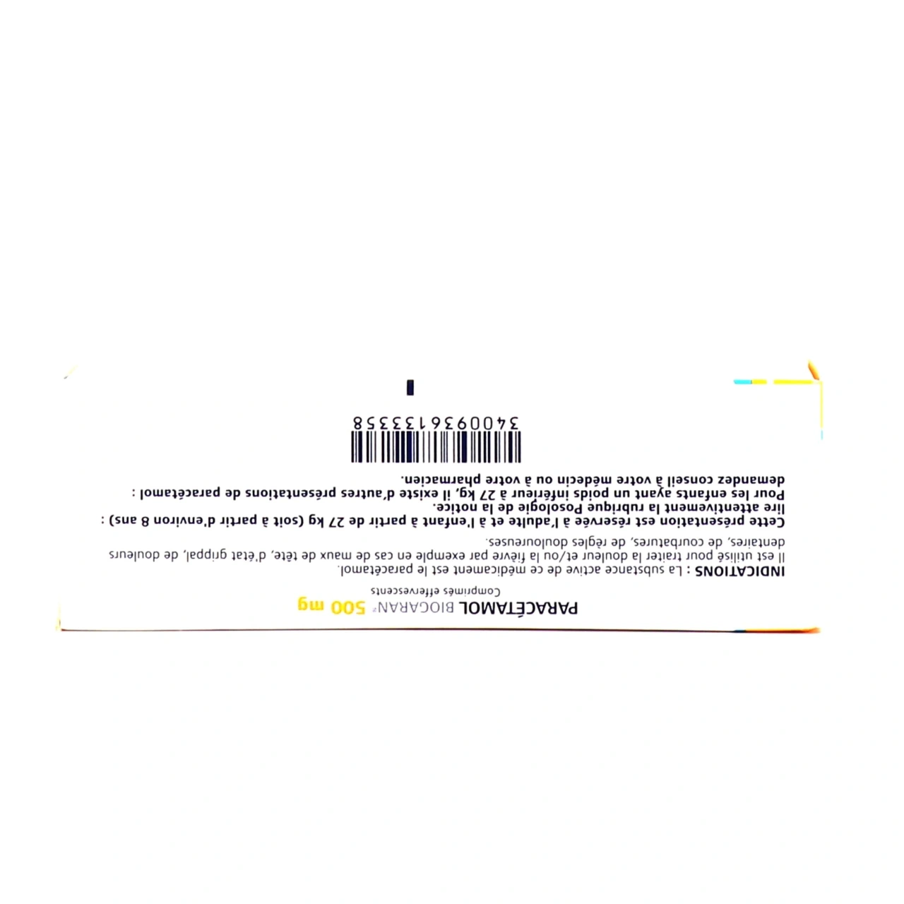 Paracetamol 500 mg 16 comprimés effervescents - Vue 2