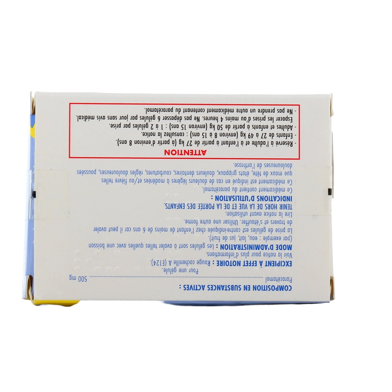 Paracétamol 500mg - Vue 10