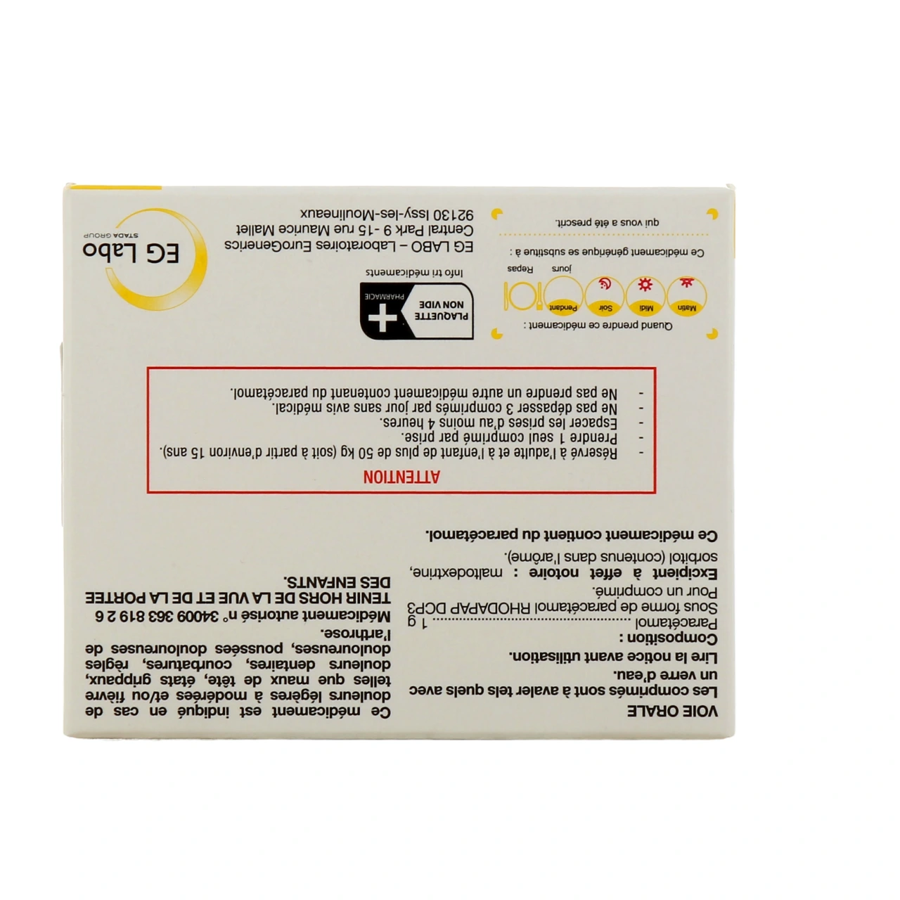 Paracétamol 1g - Vue 16