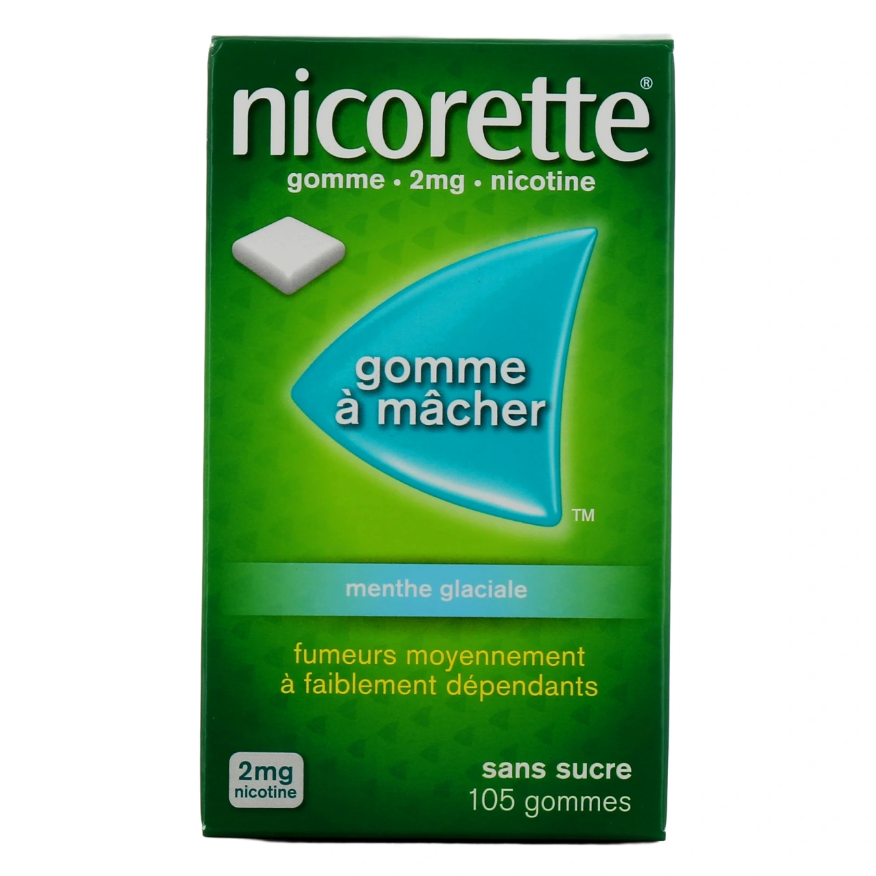 Nicorette gommes 2 mg sans sucre - Vue 10