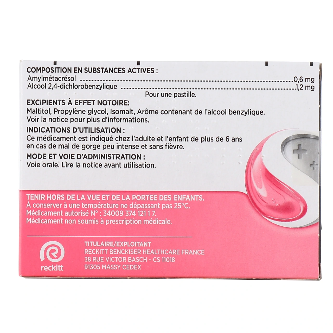 Strepsils Pastilles Mal de Gorge - Vue 6
