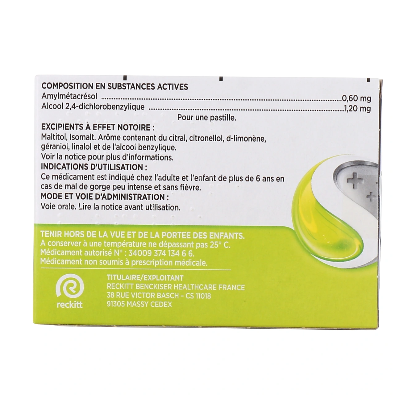 Strepsils Pastilles Mal de Gorge - Vue 3