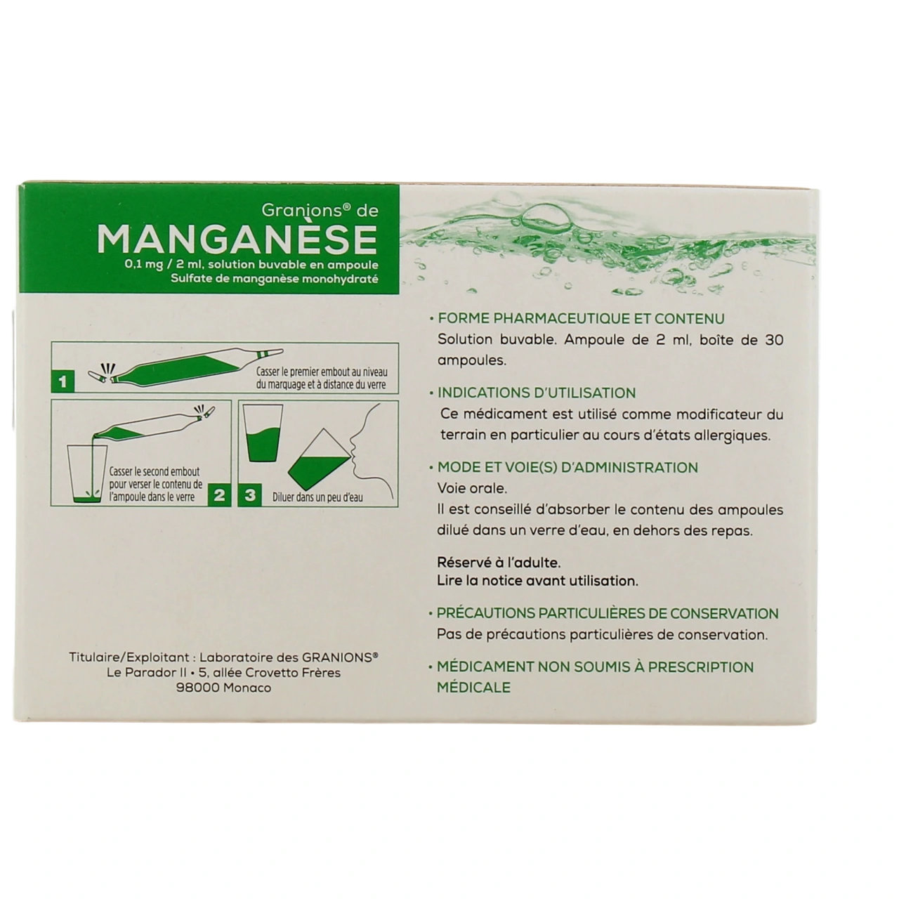 Granions Manganèse - Vue 3