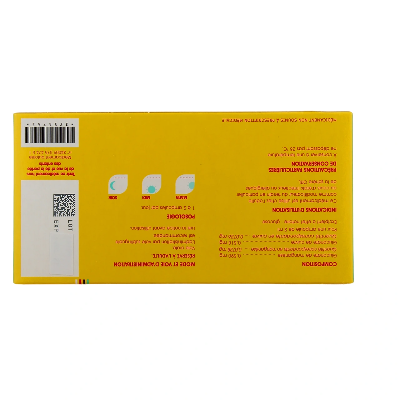 Oligosol Manganèse Cuivre - Vue 3