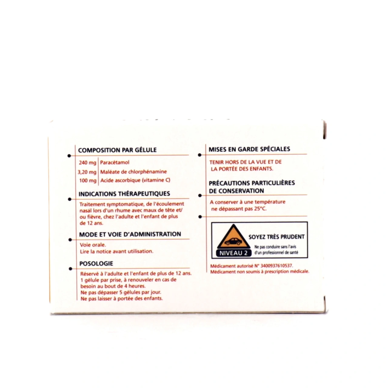 Actifed SIGN Rhume 20 gélules - Vue 2