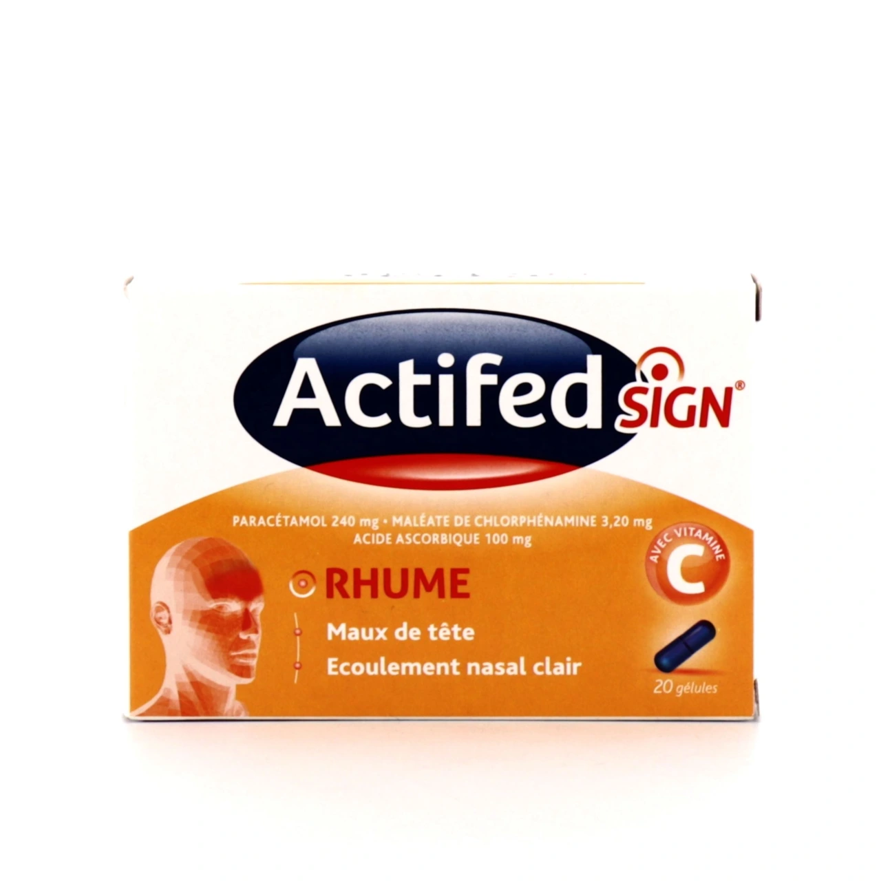 Actifed SIGN Rhume 20 gélules - Actifed