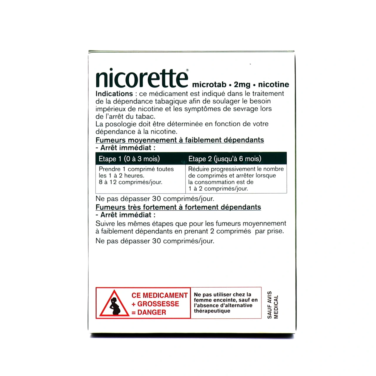 Nicorette Microtab 2 mg - Vue 2