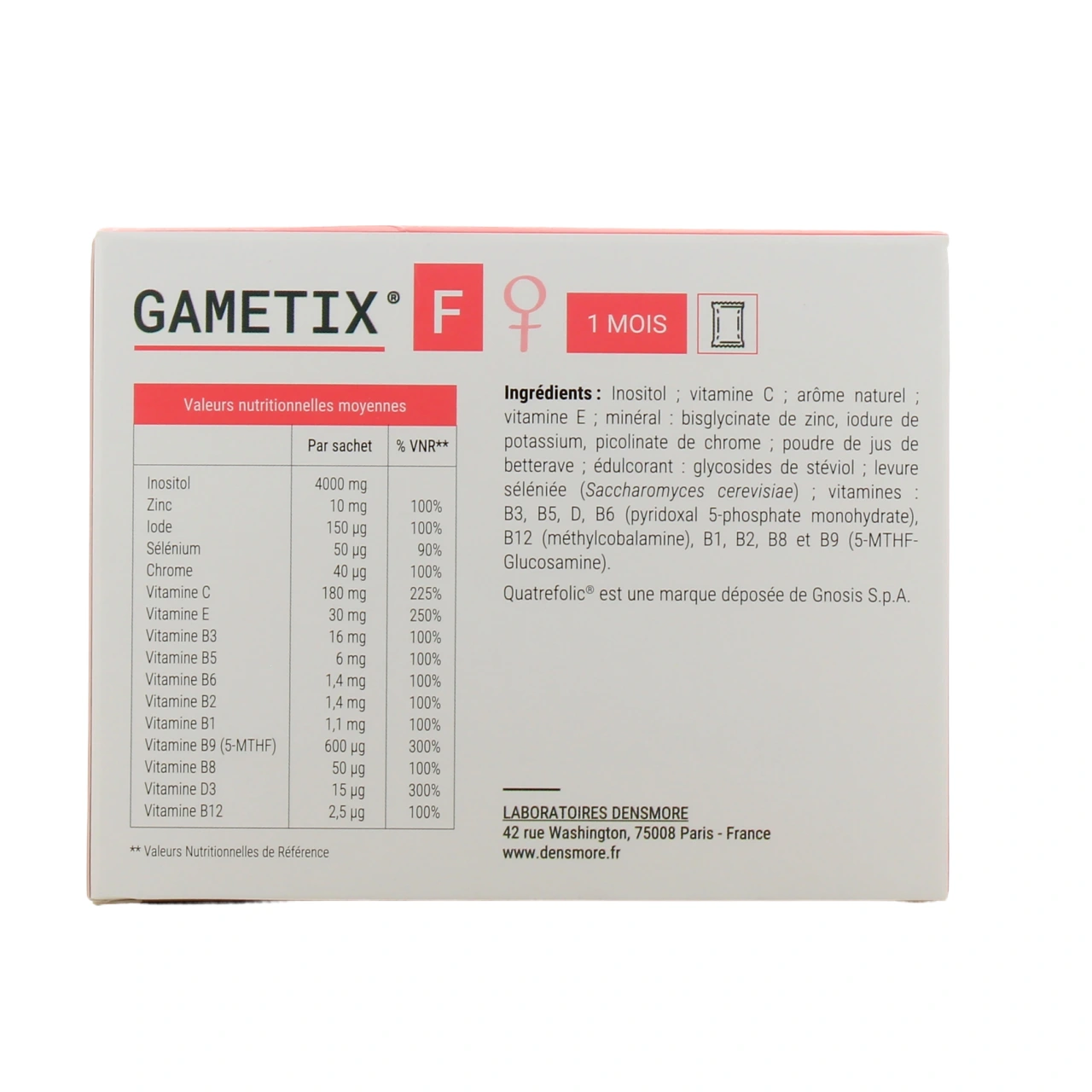 Gametix F Femme - Vue 3