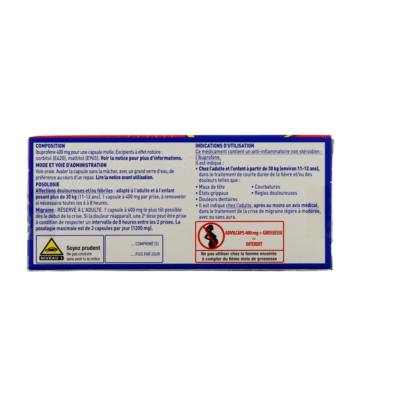 AdvilCaps Ibuprofène - Vue 6
