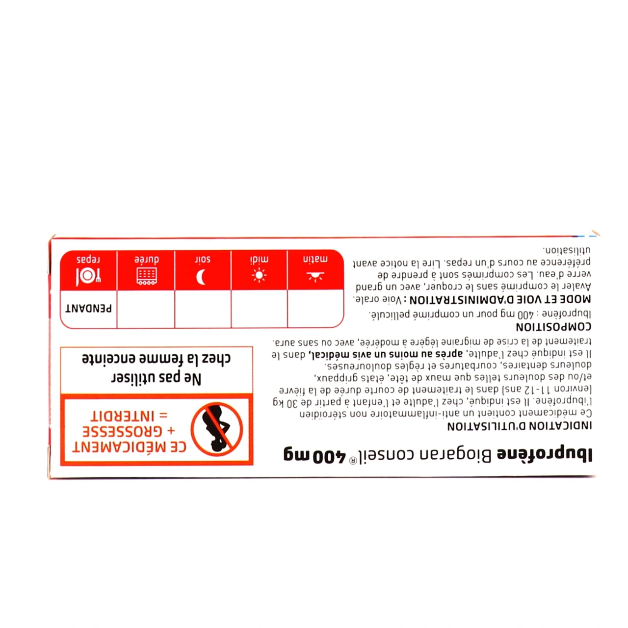 Ibuprofène 400 mg - Vue 6