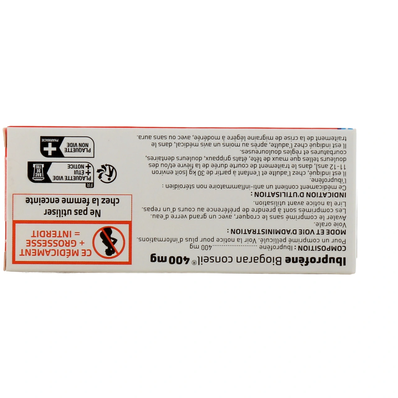 Ibuprofène 400 mg - Vue 3
