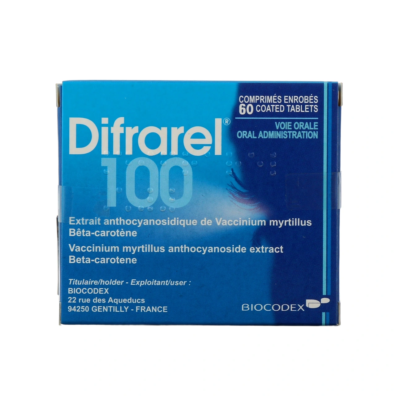 Difrarel 100 mg - Vue 2