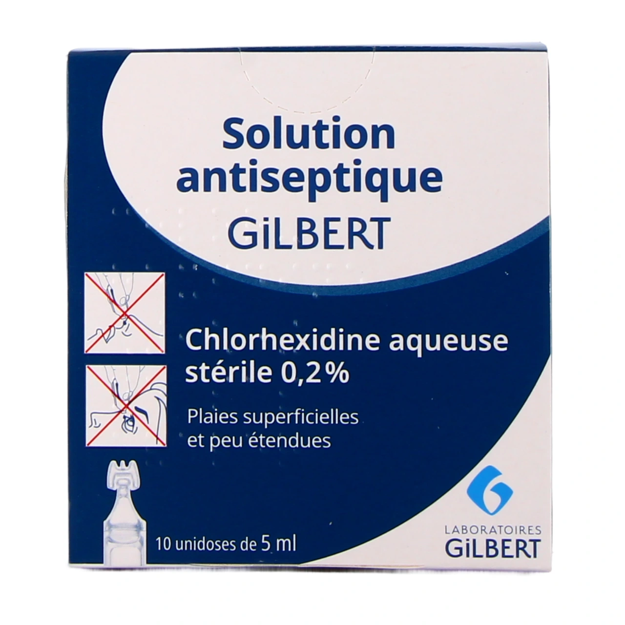 Gilbert Chlorhexidine Aqueuse 0,2% - Vue 2