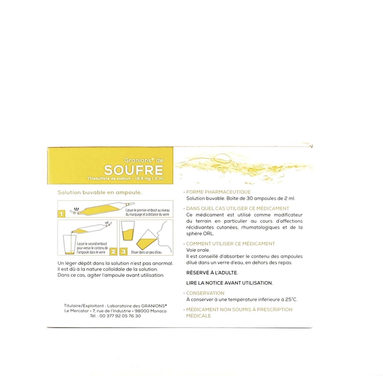 Granions soufre - Vue 2