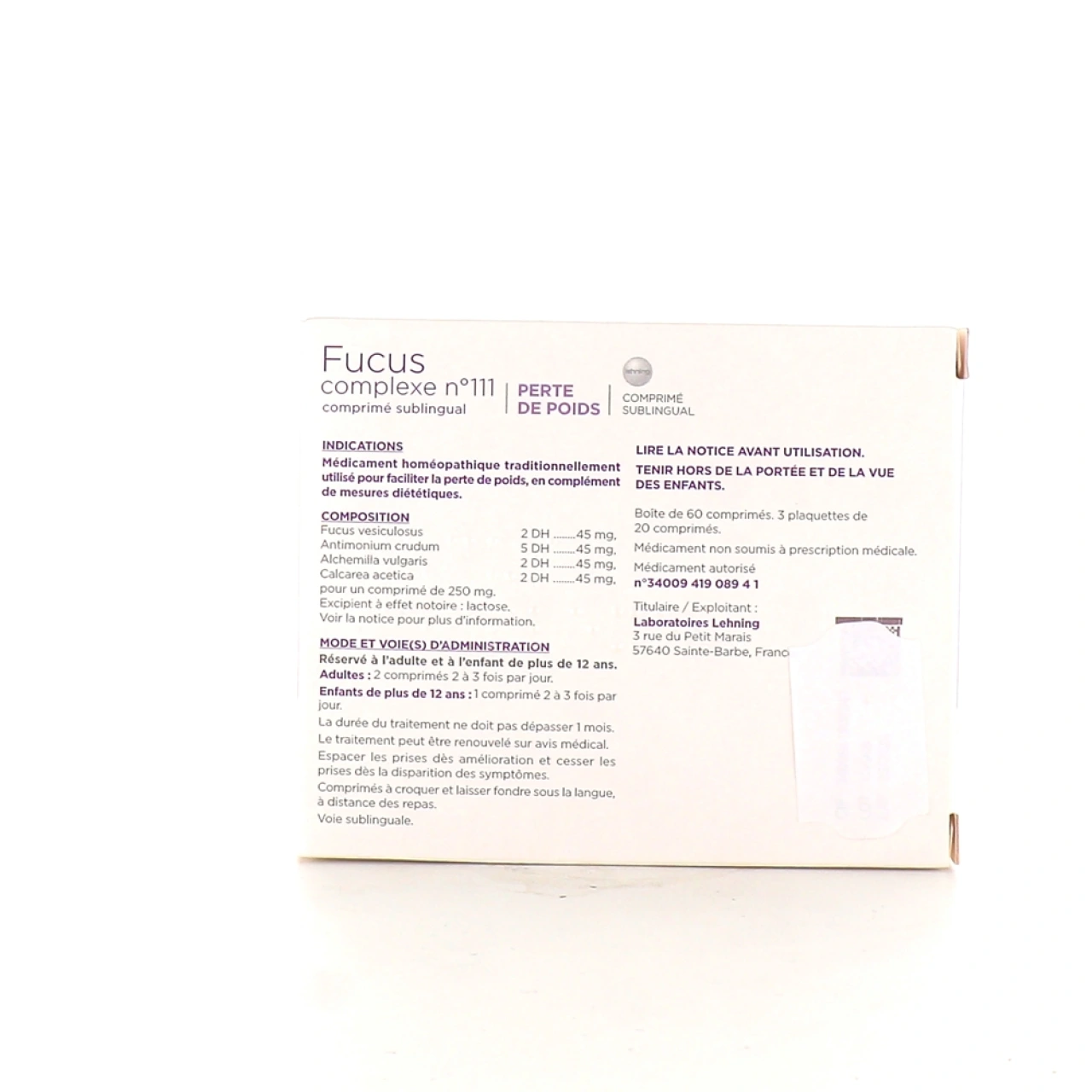 Lehning Fucus Complexe n°111 - Vue 5