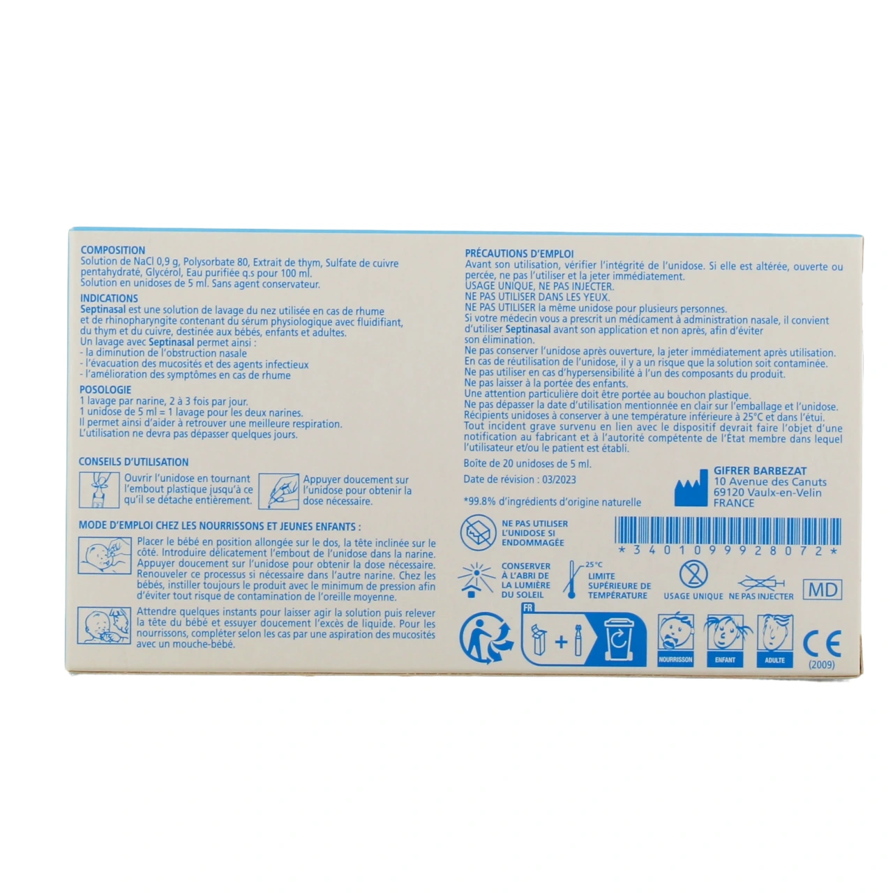 Gifrer Physiologica Septinasal - Vue 3