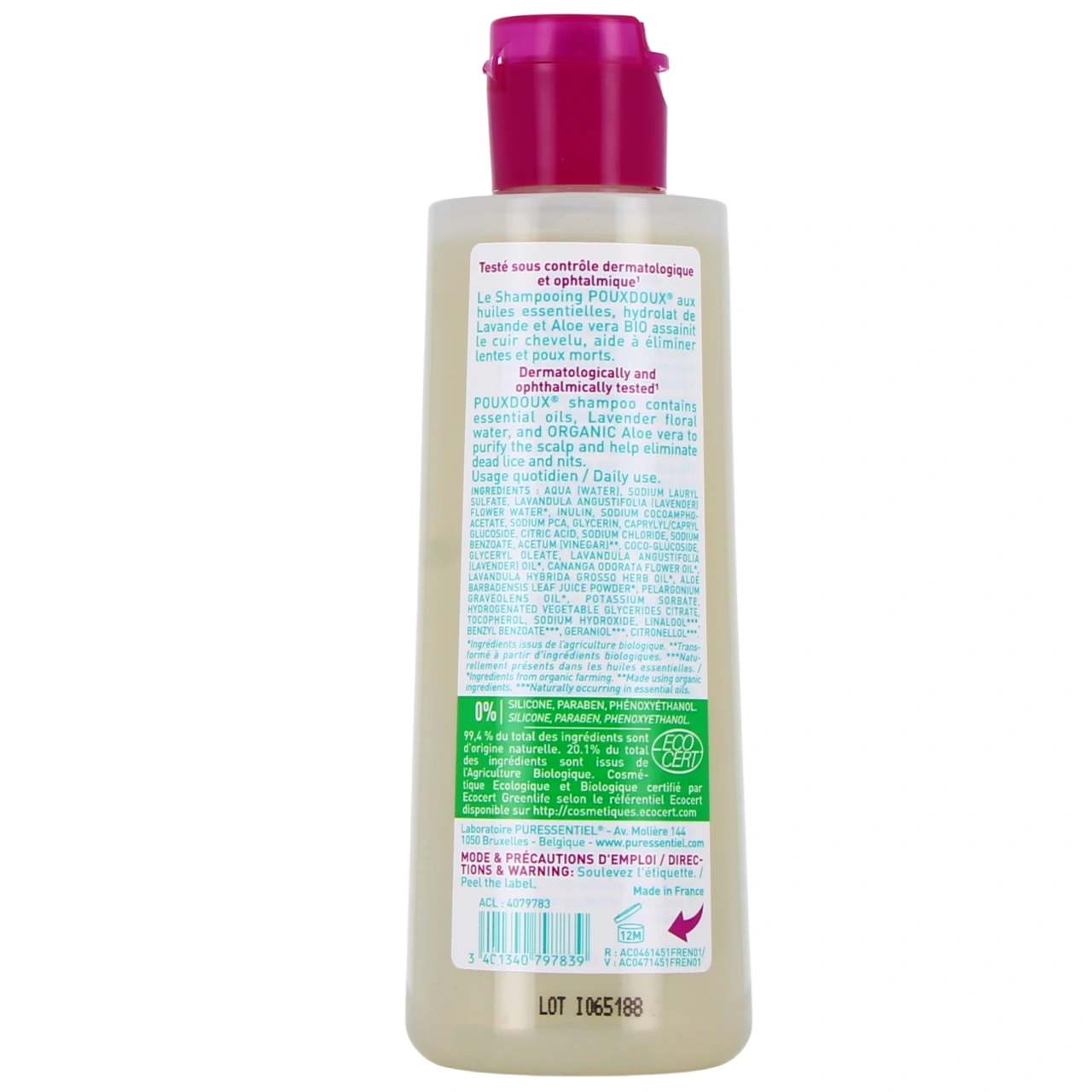 Pouxdoux Shampooing Quotidien Bio - Vue 3