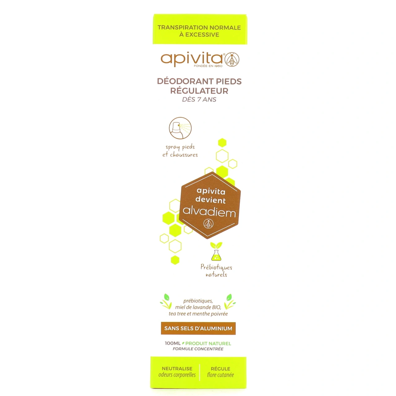 Alvadiem Déodorant pieds régulateur - Vue 3